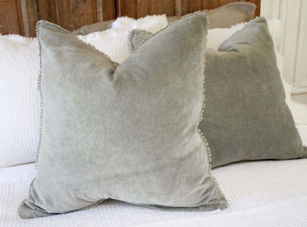 Stone Wash Velvet Pillows