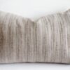 Vintage Textile Lumbar Pillow in Mauve and Browns