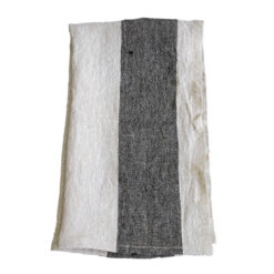100% Belgium Linen Hand Towel in Wide Stripe