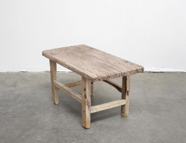 Vintage Elm Wood Coffee Table