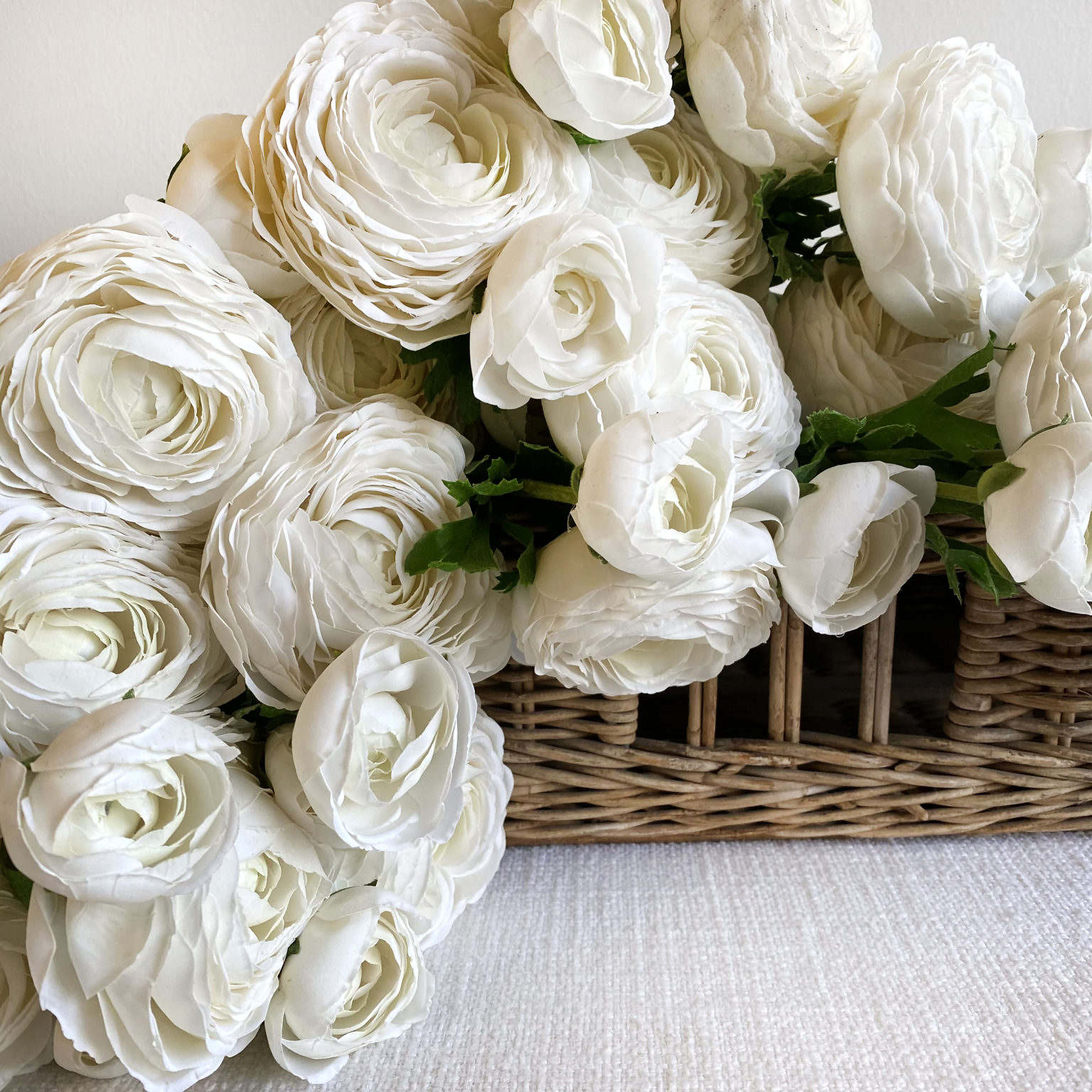 Peony Bundle White Real Touch bloomhomeinc