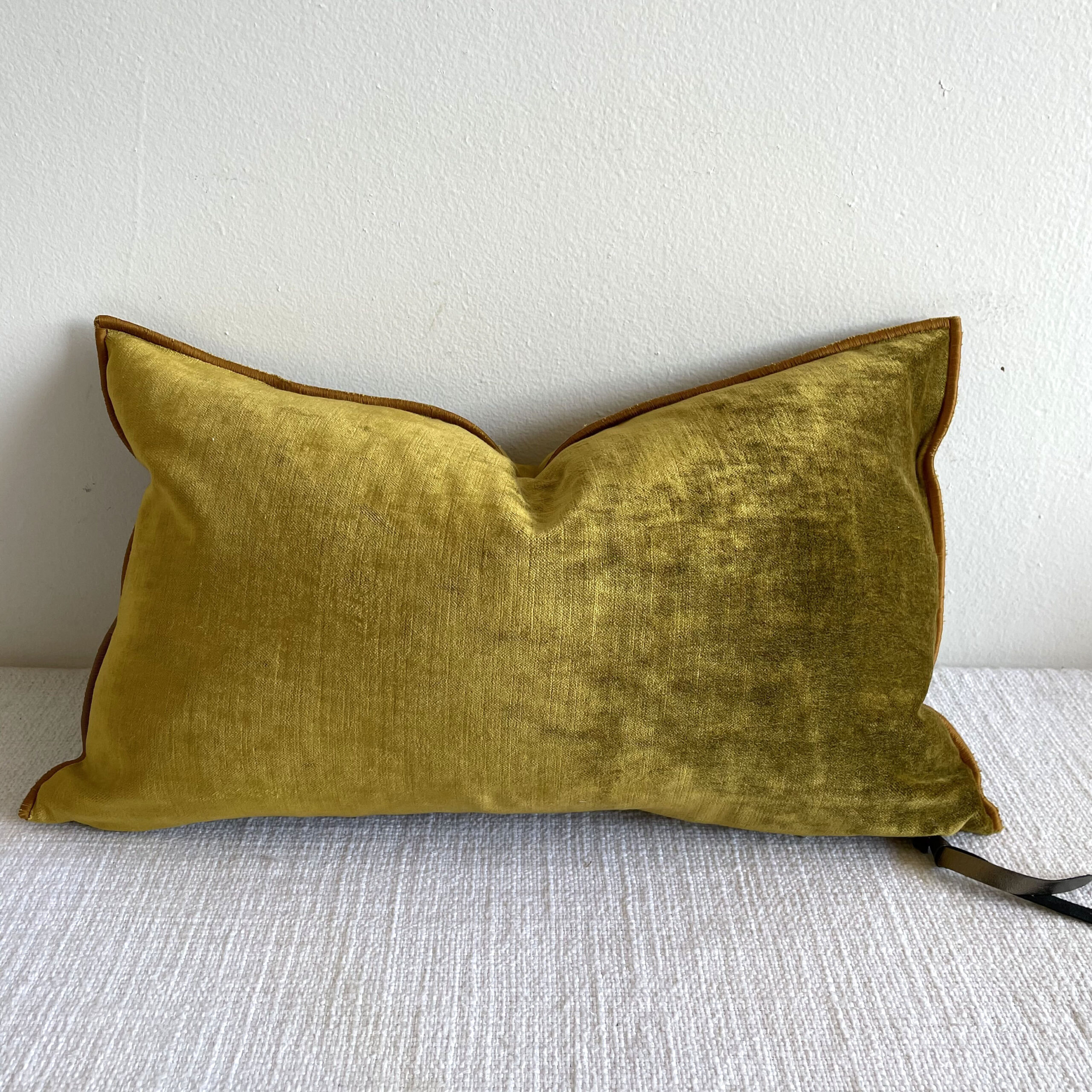 Velvet lumbar clearance pillows