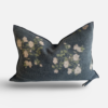 MDV Wabi Sabi French Linen Roses Lumbar Pillow