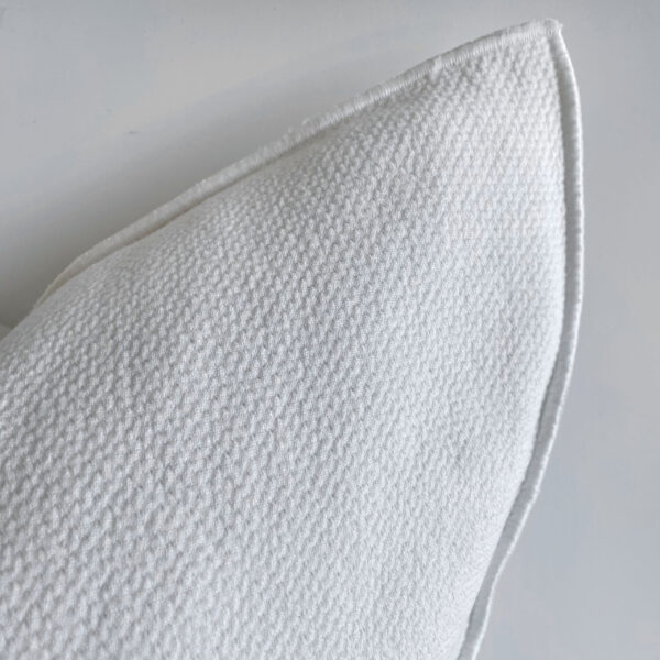 Fromentera French Linen Pillow - Blanc