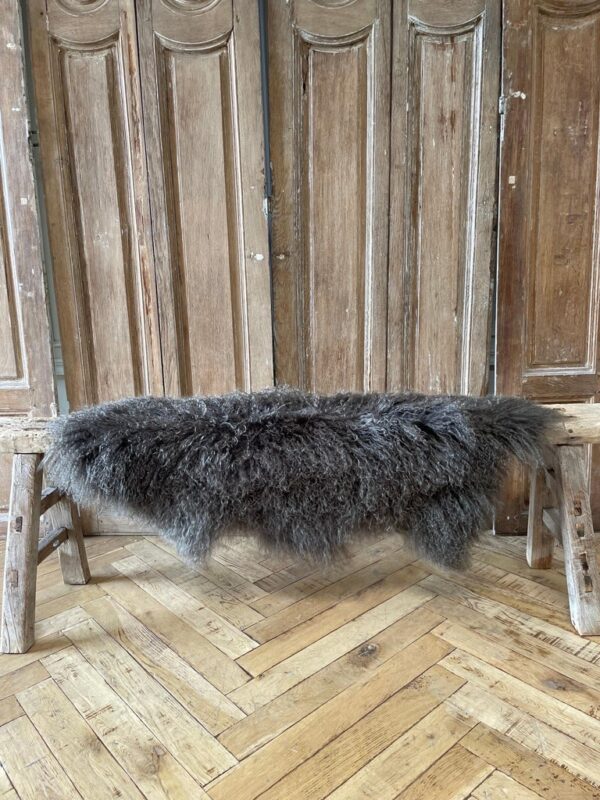 NC Natural Sheepskin Hide Rug or Throw