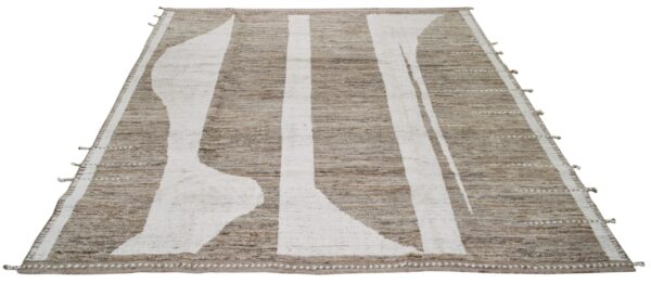 Custom Hand Knotted Moroccan Wool Rug
