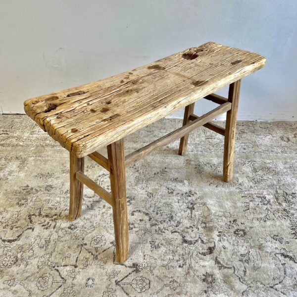 Vintage Style Elm Console 45"