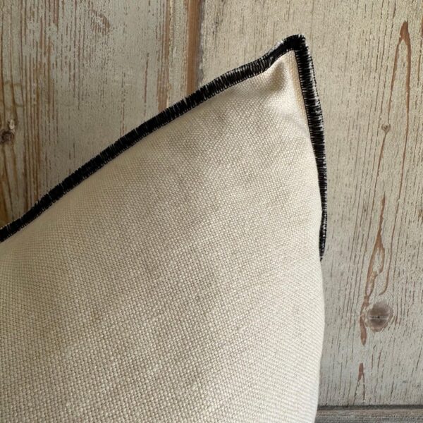 Stone Wash French Linen Pillow– Fior di latte