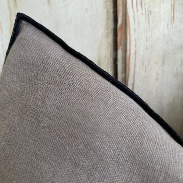 Stone Wash French Linen Accent Pillow-Ecorce