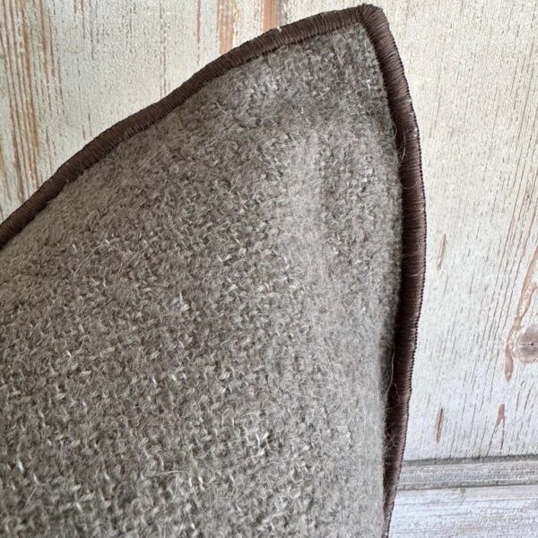 Bouclette French Wool Accent Pillow-Ecorce