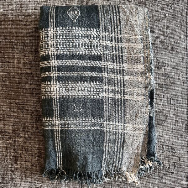Vintage Akriti Slate Throw