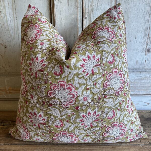 ZFS Kundan Ruby Pillow