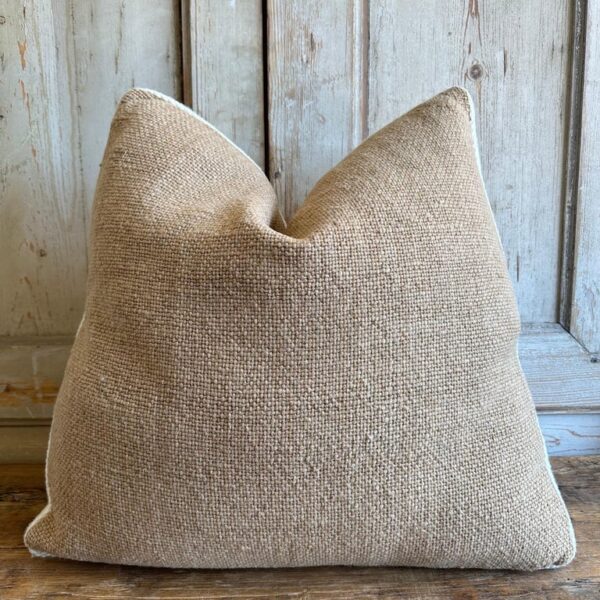 TR Inez Organic Wool Pillow - Gold / Moss
