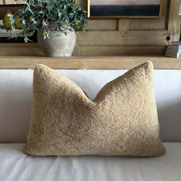 Wool Sheep Lumbar Cappuccino
