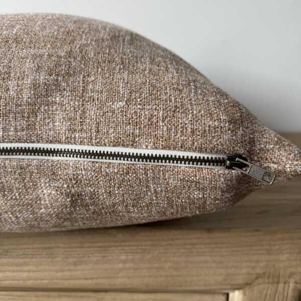 Co. Chango Linen Pillow - Bejmat Brown