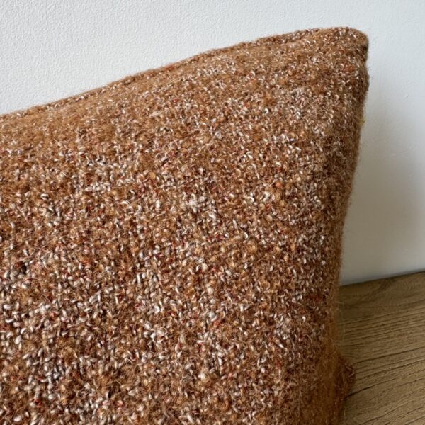 Co. Adah Rust Wool & Linen Lumbar Pillow