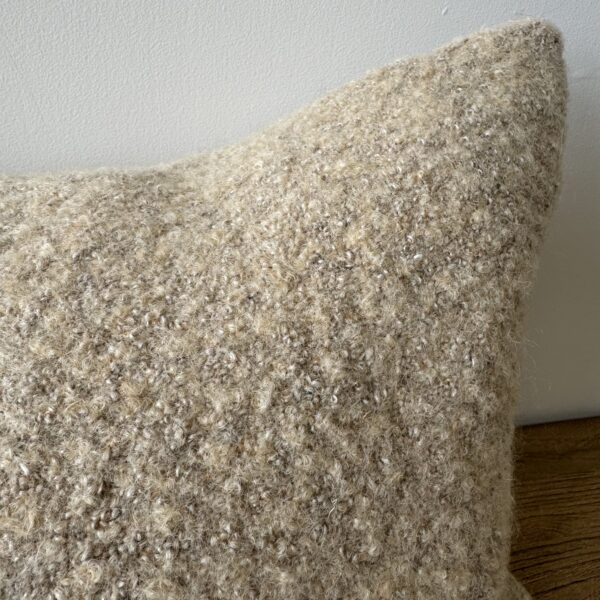 Co. Adah Nude Wool & Linen Lumbar Pillow