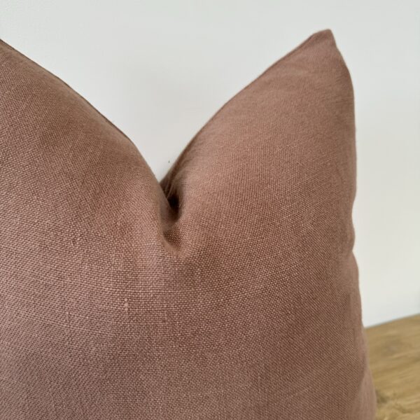 Libeco Belgian Linen Pillow - Cinnamon
