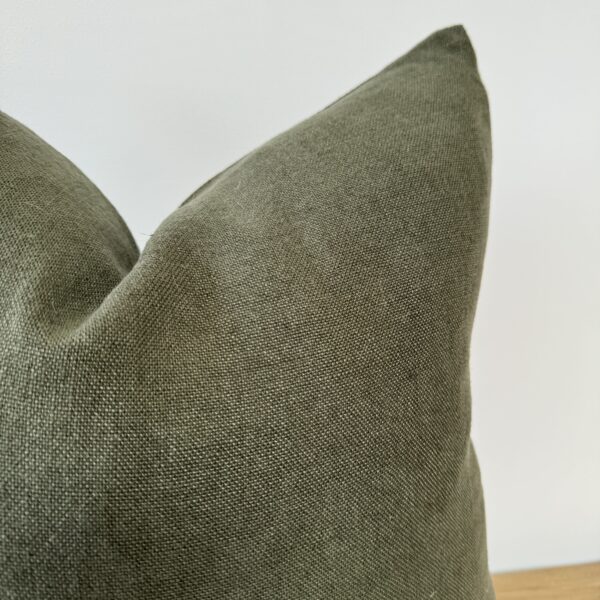 Libeco Belgian Linen Pillow - Forest
