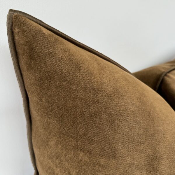 Vintage Velvet Accent Pillow - Havane