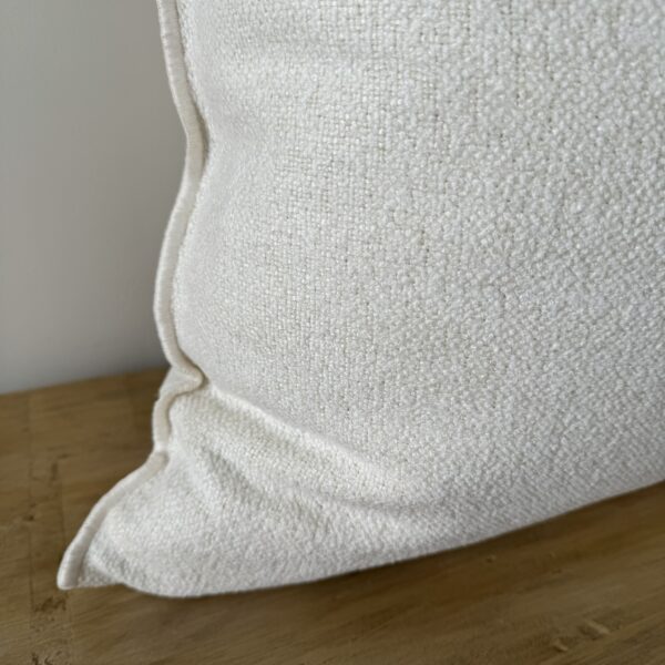 Chenille Linen – Blanc