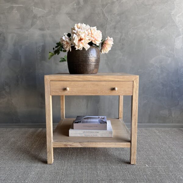 Harper Nightstand White Oak