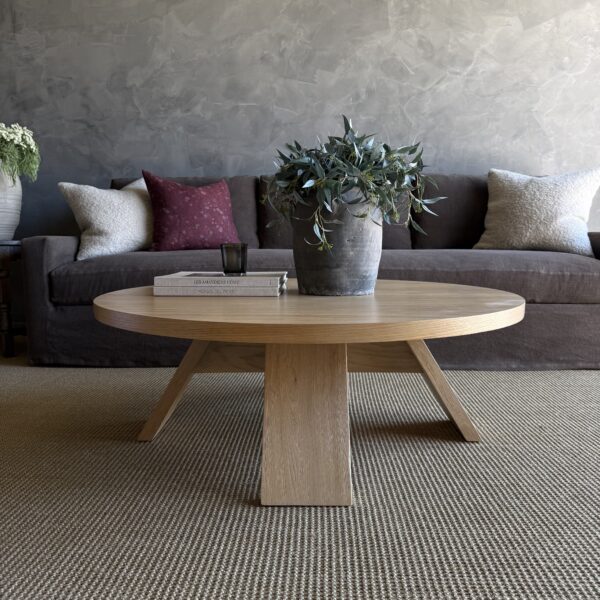 Caleb White Oak Coffee Table