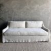 Lucy Slip Covered Linen Sofa - Greige