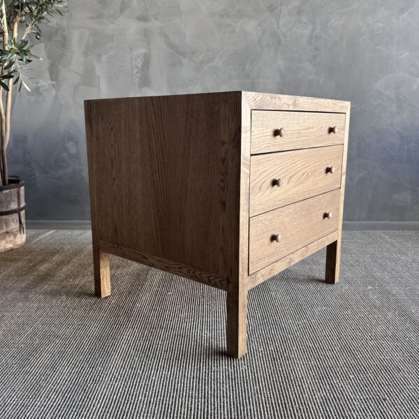 Harper 3 Drawer Nightstand - Montana Brown