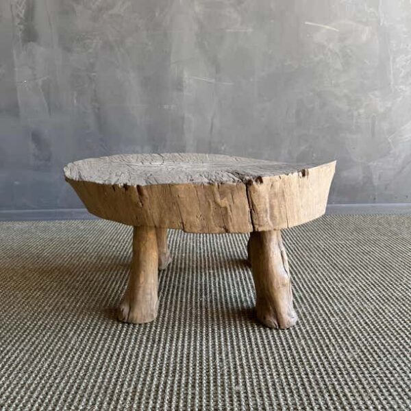 Elm Slice Table - Vintage