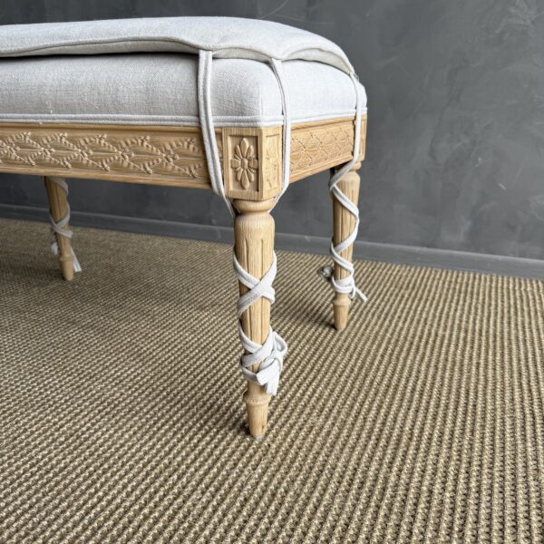 Louis Bench in White Oak - Natural