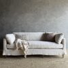 Rudin Slip Covered Sofa - Greige Linen