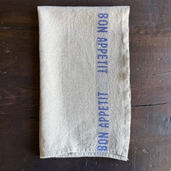 Hand Towel Linen – Bon Appetit Flax Blue