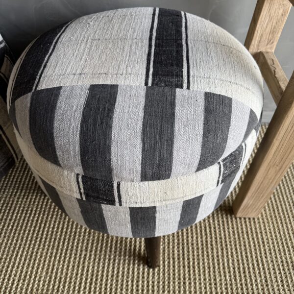 Pair of Turkish Rug Ottomans - C
