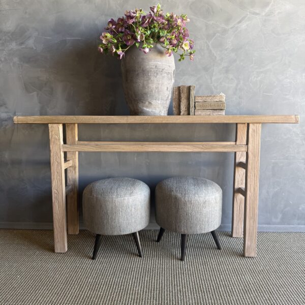 Pair of Turkish Rug Ottomans - SMB