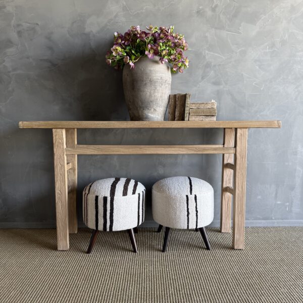 Pair of Turkish Rug Ottomans-VIN-SMF