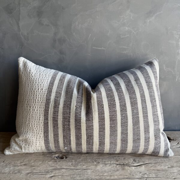 Vintage Turkish Rug Pillow - C