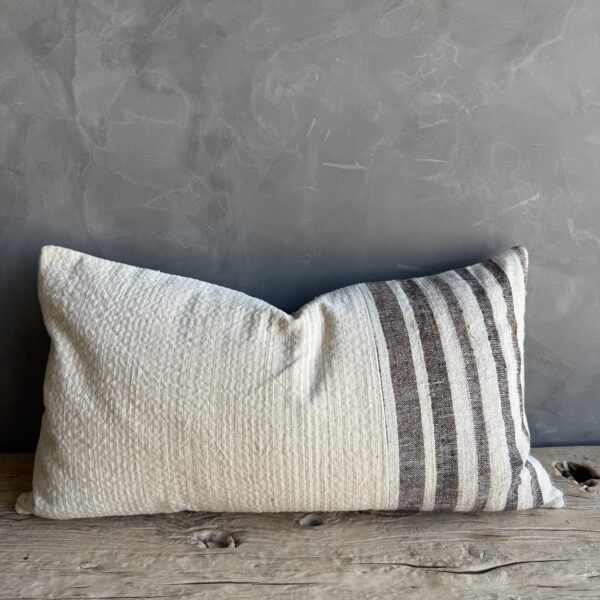 Vintage Turkish Rug Pillow - D