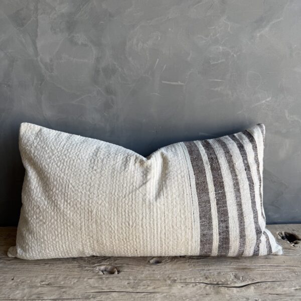 Vintage Turkish Rug Pillow - D