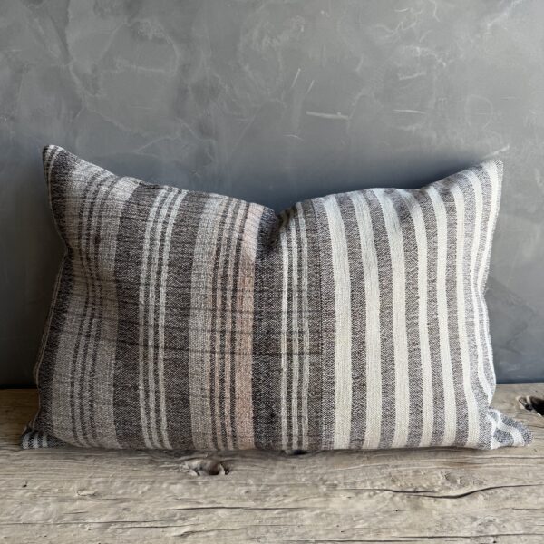 Vintage Turkish Rug Pillow - F