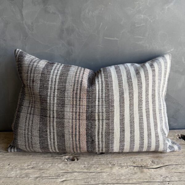 Vintage Turkish Rug Pillow - F