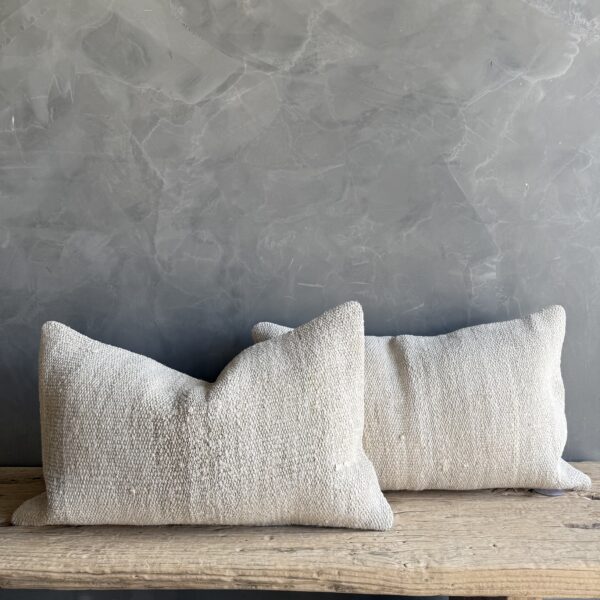 Vintage Turkish Rug Pillow - J