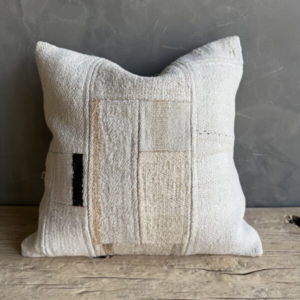 Vintage Turkish Rug Pillow - N