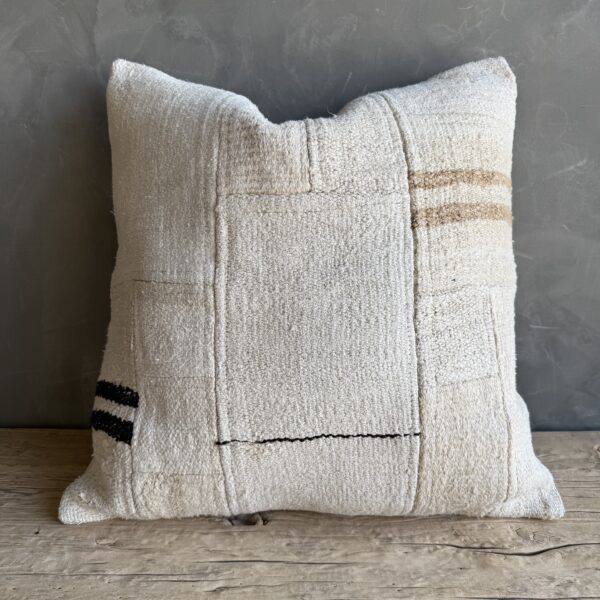 Vintage Turkish Rug Pillow - O