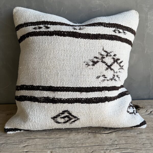 Vintage Turkish Rug Pillow - S