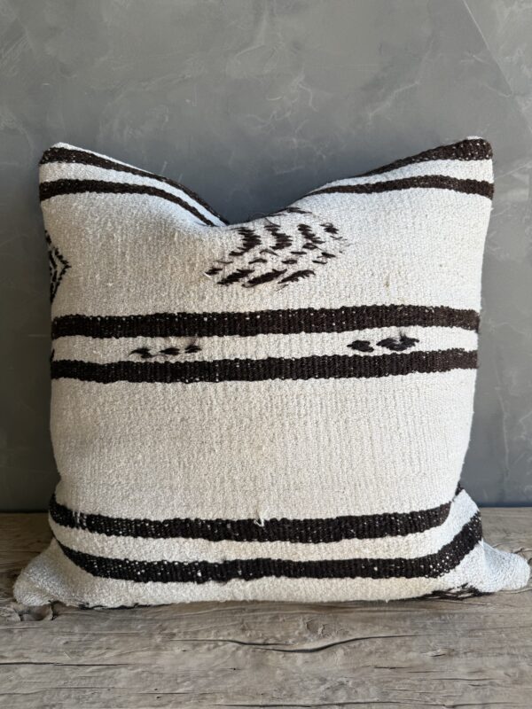 Vintage Turkish Rug Pillow - T