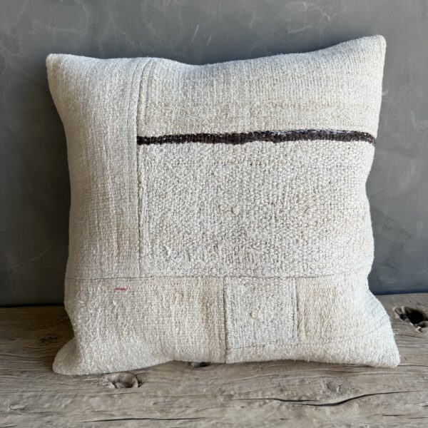 Vintage Turkish Rug Pillow - X