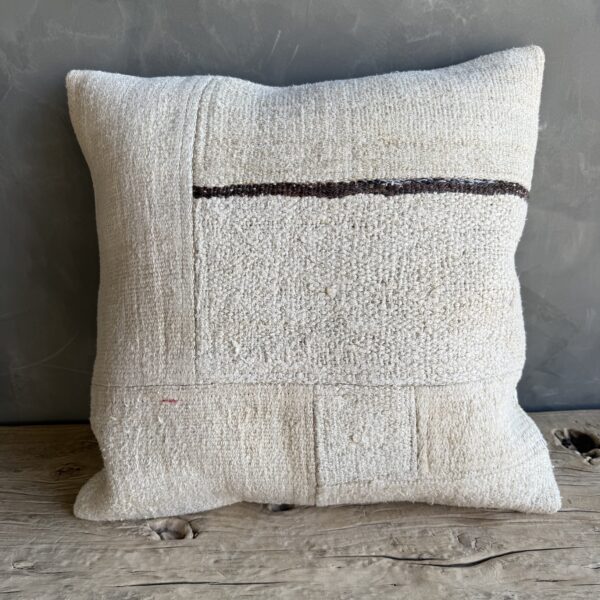 Vintage Turkish Rug Pillow - X