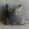 MDV Wabi Sabi French Linen Roses Accent Pillow - Ocre
