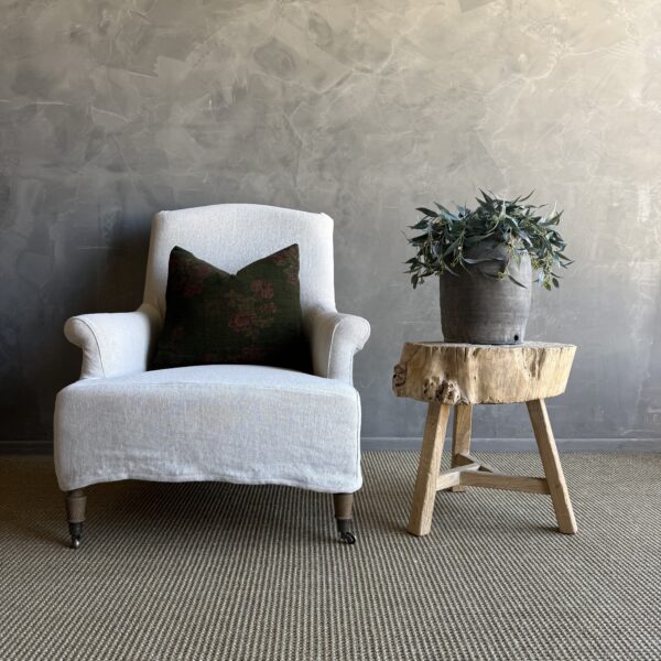 Vintage Chop Block Table #B45